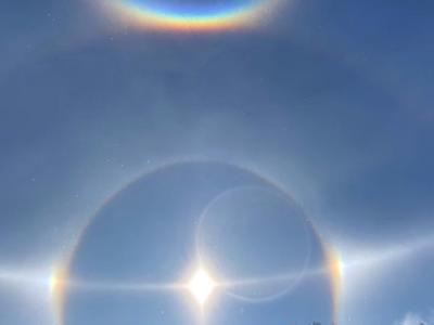 Brève de comptoir • halo solaire au&nbsp;Revard